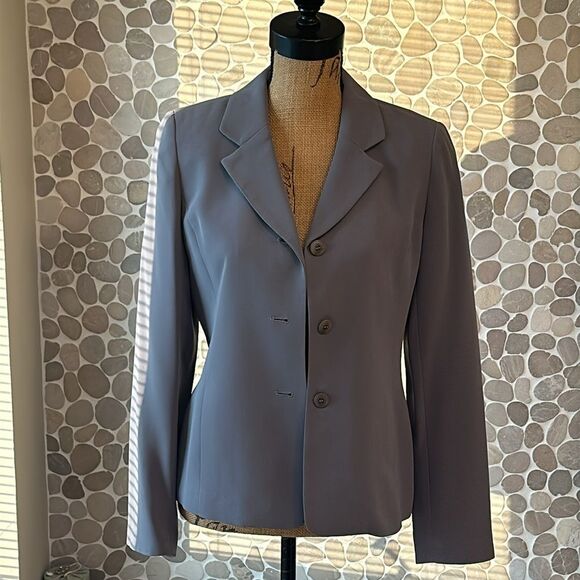 Casual Corner Light gray pant suit - size 4 - Picture 1 of 6